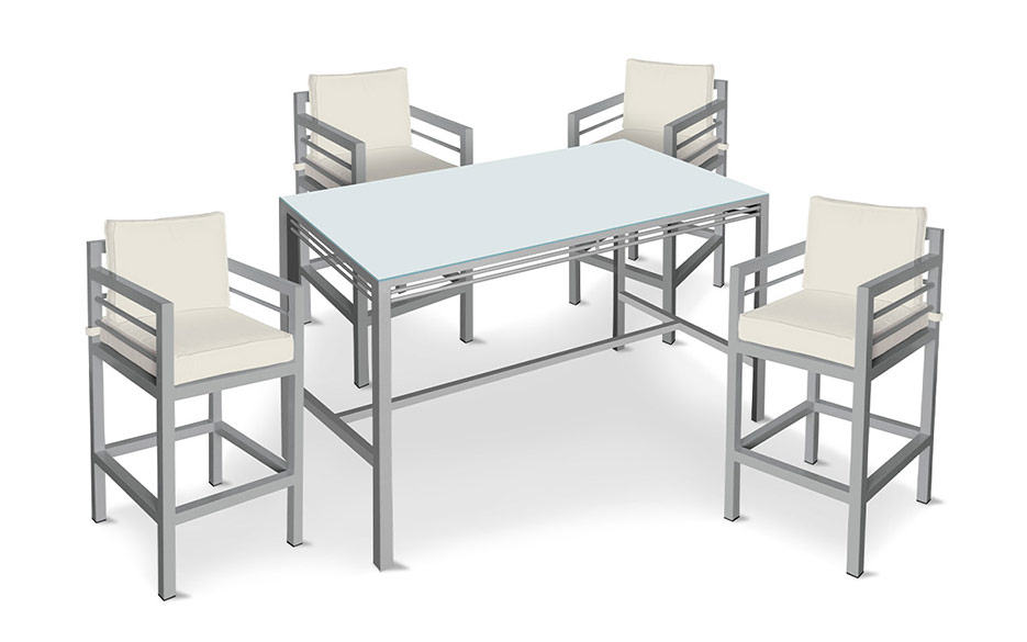 Carmel 5-Piece Bar Table Set